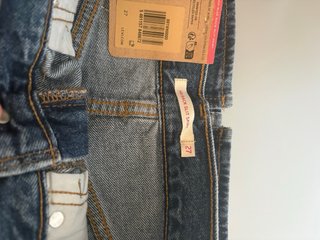 Falda larga vaquera Levi's azul