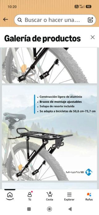 Alforjas Btwin para Bicicleta