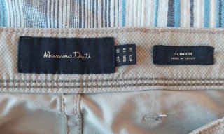 Pantalones Chinos Massimo Dutti Talla S Beige