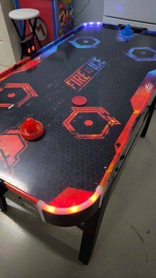 Mesa de Hockey de Aire con Luces LED