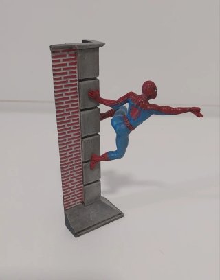 Figura Metal Spiderman Superhéroes Marvel 2004