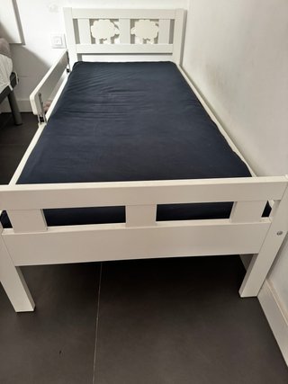 Cama infantil IKEA Kritter blanca