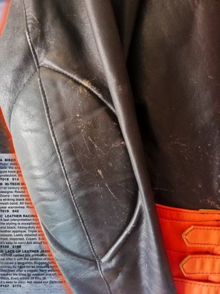 Chaqueta Biker Vintage Unisex 100% Cuero