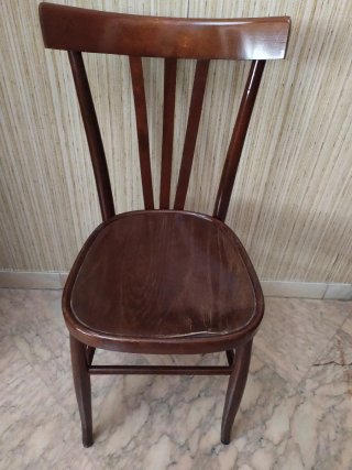 Sedia in legno vintage da collezione