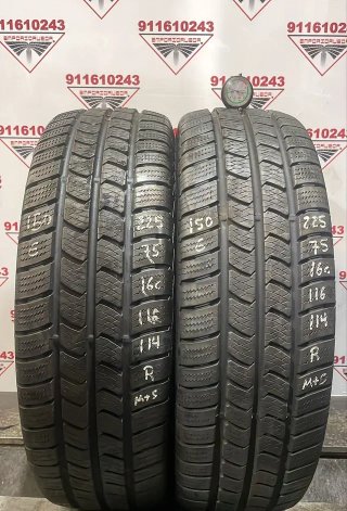 225 75 16C R CONTINENTAL RUEDA AL 90% VIDA UTIL