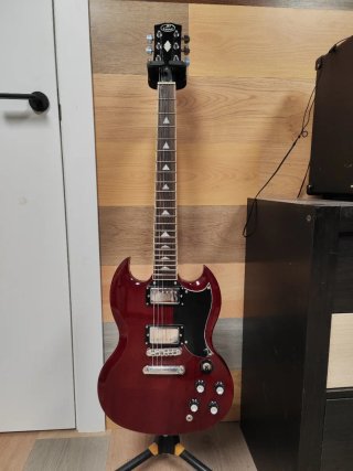 Guitarra Eléctrica JM Forest SG Roja