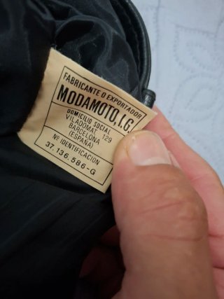 Pantalón de piel de vacuno para moto