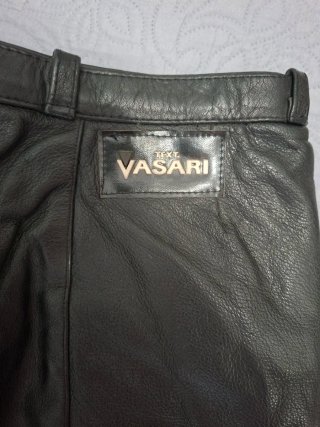 Pantalón de piel de vacuno para moto