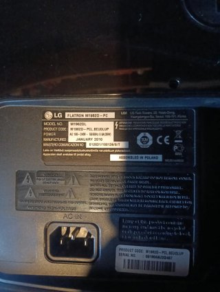 Television LG Flatron M1962D-PC Monitor TV