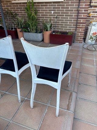 Conjunto 4 Sillas de Comedor Vintage Madera