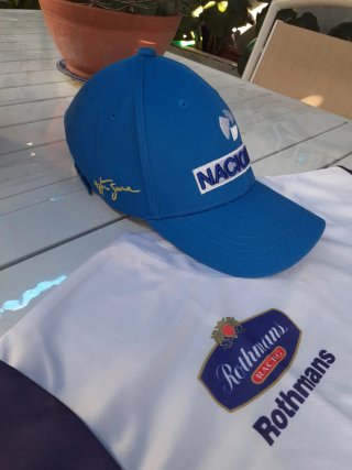 Camiseta y Gorra Ayrton Senna Rothmans