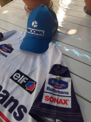 Camiseta y Gorra Ayrton Senna Rothmans