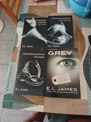 Pack de libros cincuenta sombras de Grey