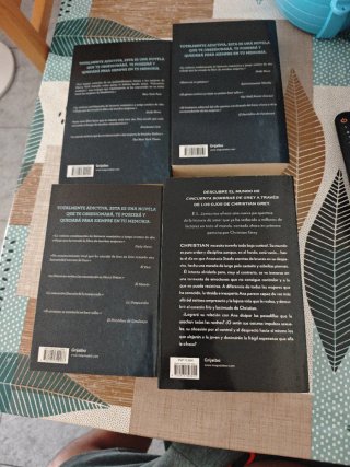 Pack de libros cincuenta sombras de Grey