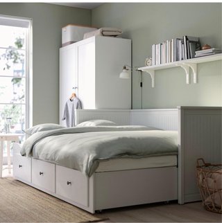 Cama juvenil extensible Ikea con cajones