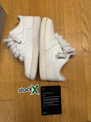Nike Air Force 1 Bianche con Laccio Corda