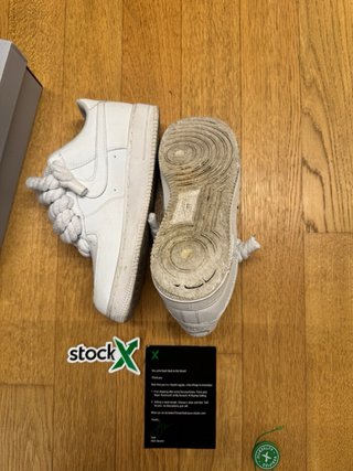 Nike Air Force 1 Bianche con Laccio Corda