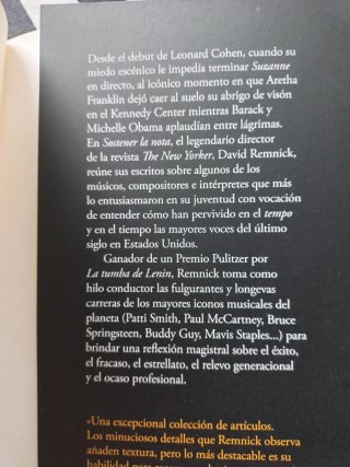 Sostener la nota Perfiles de Música Popular
