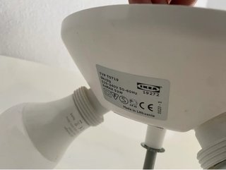 Lámpara infantil nubes Ikea