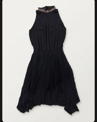 Abito Soallure nero con paillettes