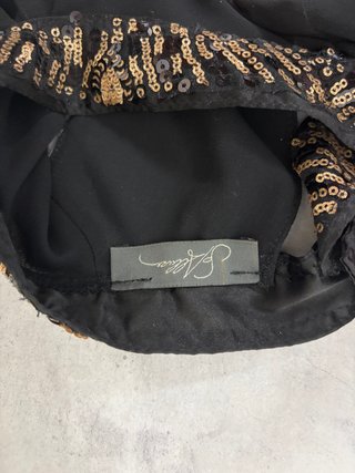 Abito Soallure nero con paillettes