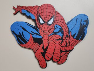 Arte 3D Spiderman Pared
