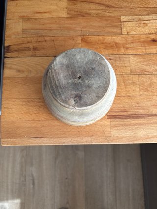 Mortero antiguo de madera