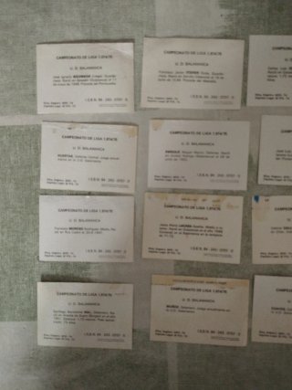 16 cromos Liga Fher 1974-75 Salamanca