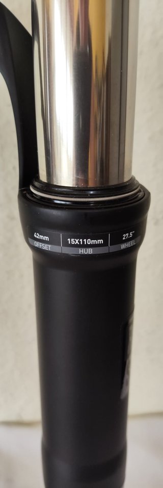 HORQUILLA 27.5 ROCK SHOX RECON RL SILVER 120 mm