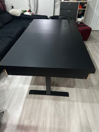 Mesa centro con billar y patas regulables