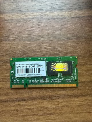 Memoria RAM 512MB DDR2 533 SO-DIMM CL4