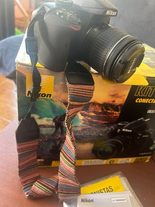 Kit Cámara Nikon D3400 + Objetivo 18-55mm + funda