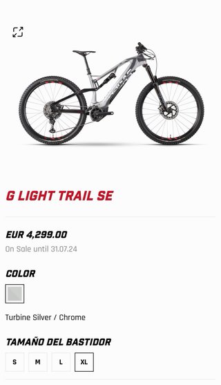 Bicicleta eléctrica GAS GAS Carbono