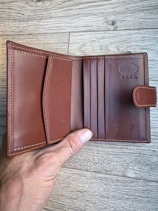 Cartera The Craftsman Cuero Marrón Vintage conCaja