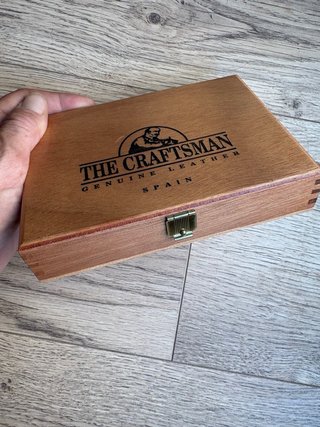 Cartera The Craftsman Cuero Marrón Vintage conCaja