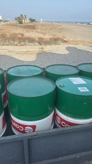 12 Barriles Aceite Castrol Vacíos