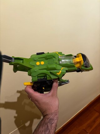 Avión Juguete Dinosaurio Verde en perfecto estado