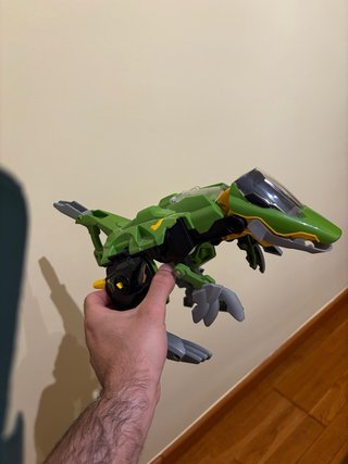 Avión Juguete Dinosaurio Verde en perfecto estado