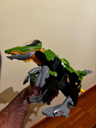 Avión Juguete Dinosaurio Verde en perfecto estado