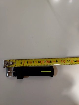 Correa de reloj calipso cadete negra y amarilla