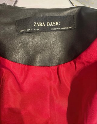 Chaqueta Biker Zara Negra