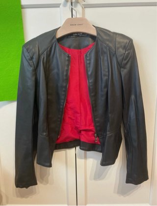 Chaqueta Biker Zara Negra