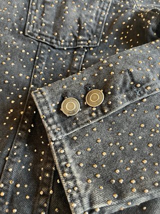 Cazadora Zara ZW Collection brillos