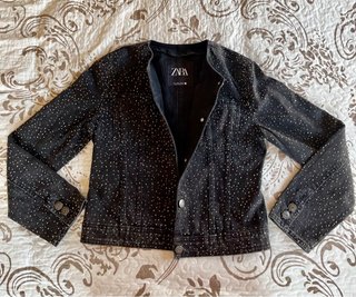 Cazadora Zara ZW Collection brillos