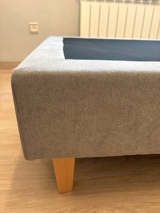 Canapé fijo tapizado gris