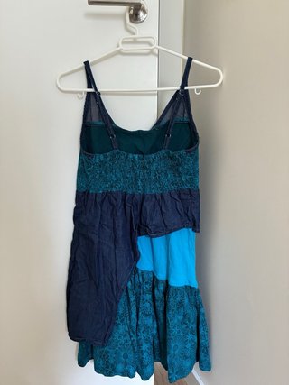 Vestido patchwork boho de tirantes