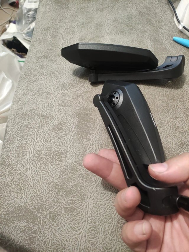 Espejos Retrovisores Moto Cafe Racer Negros