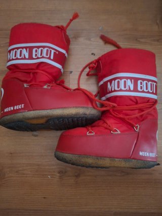 Botas Moon Boot Niña Talla 31-34 Rojas