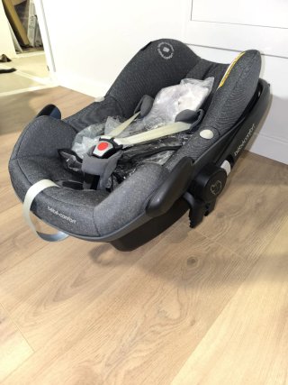 Trio Bébé Confort (Silla + Capazo + Grupo 0 Pebble