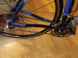 Bicicleta de carretera Oklan azul. Talla L